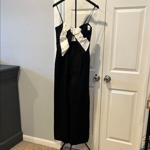 Bardot Black and White Jumpsuit